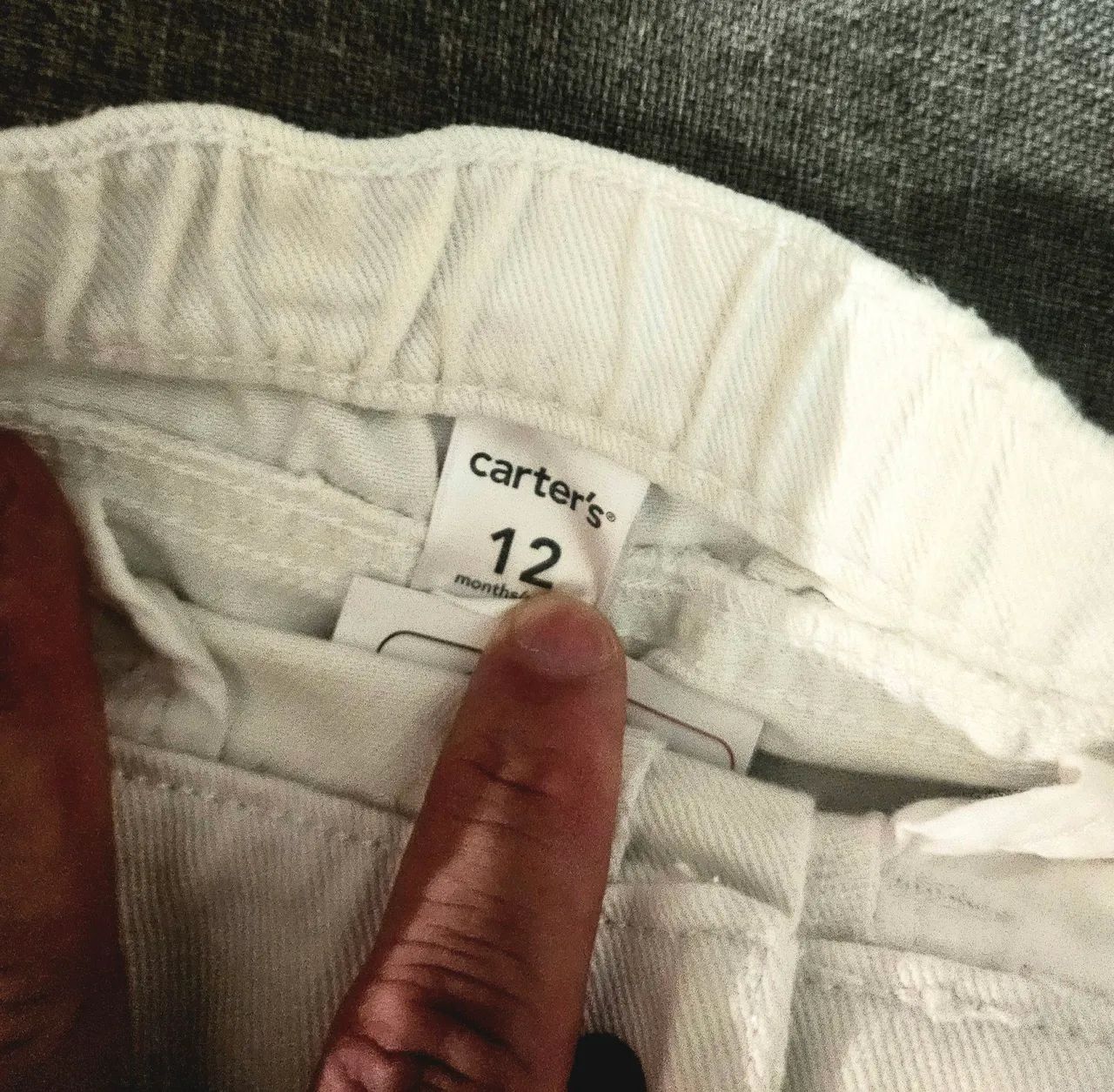 Calça Carters infantil bebê 12 meses - Foto 3