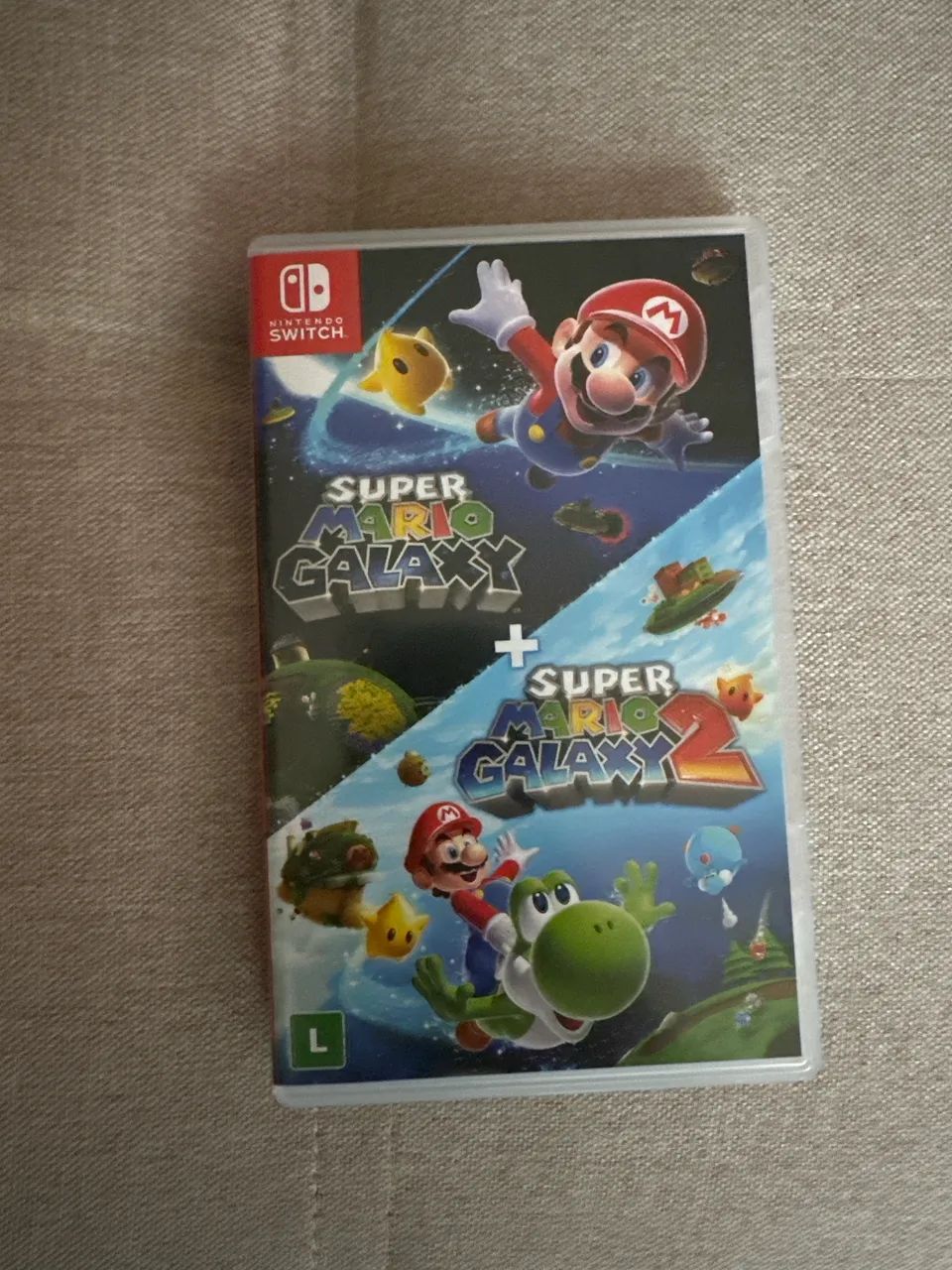 Jogo Super Mario Galaxy + Super Mario Galaxy 2 - Nintendo Switch (Lacrado)