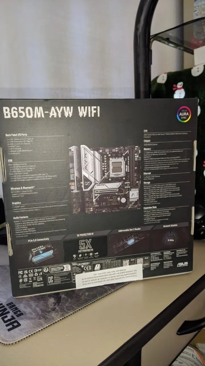 Placa Mae AM5 B650M WIFI - Foto 3