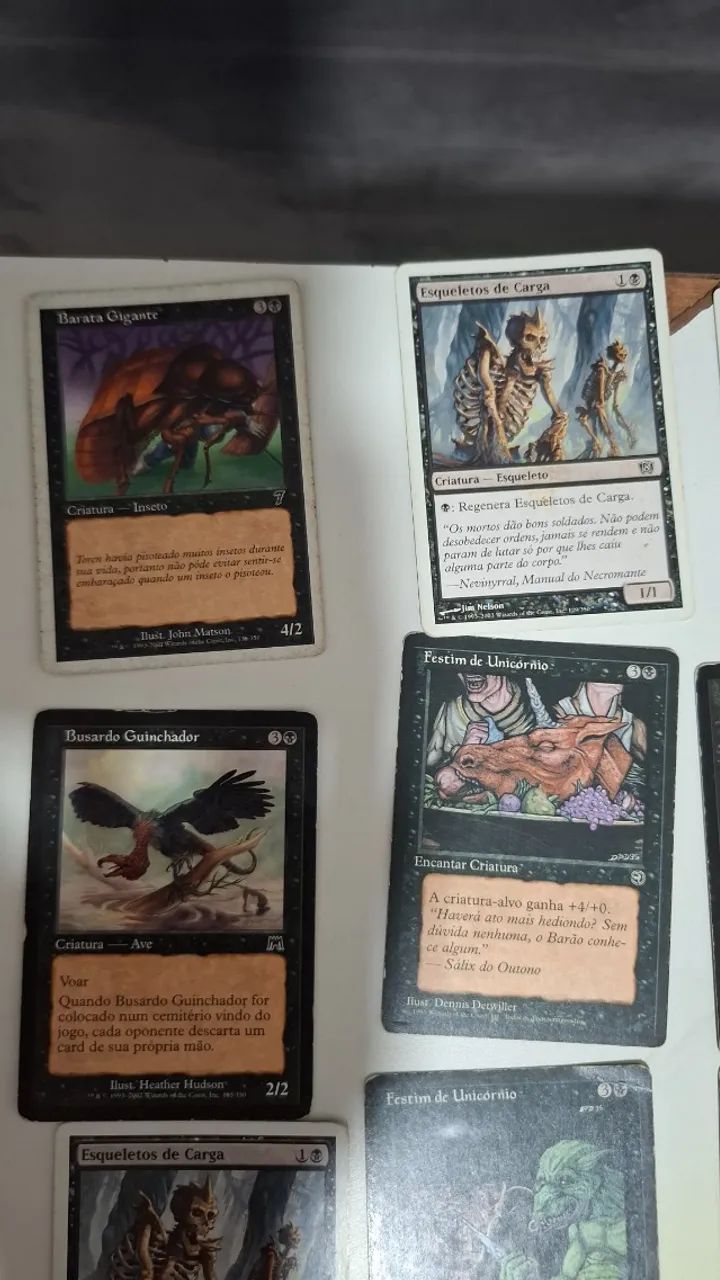 Cartão de magic the gathering pântano deck preto64962189530369121