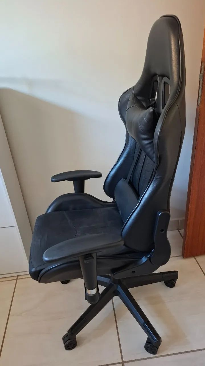 Cadeira Gamer Preta - Foto 2