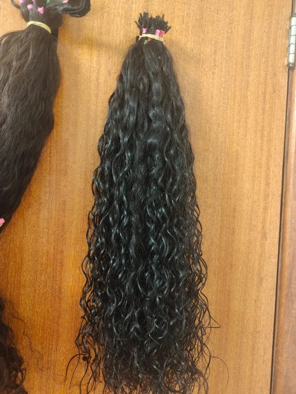 Cabelo brasileiro cortado da cabeça 55 cetrimento com procedência nota  - Foto 4