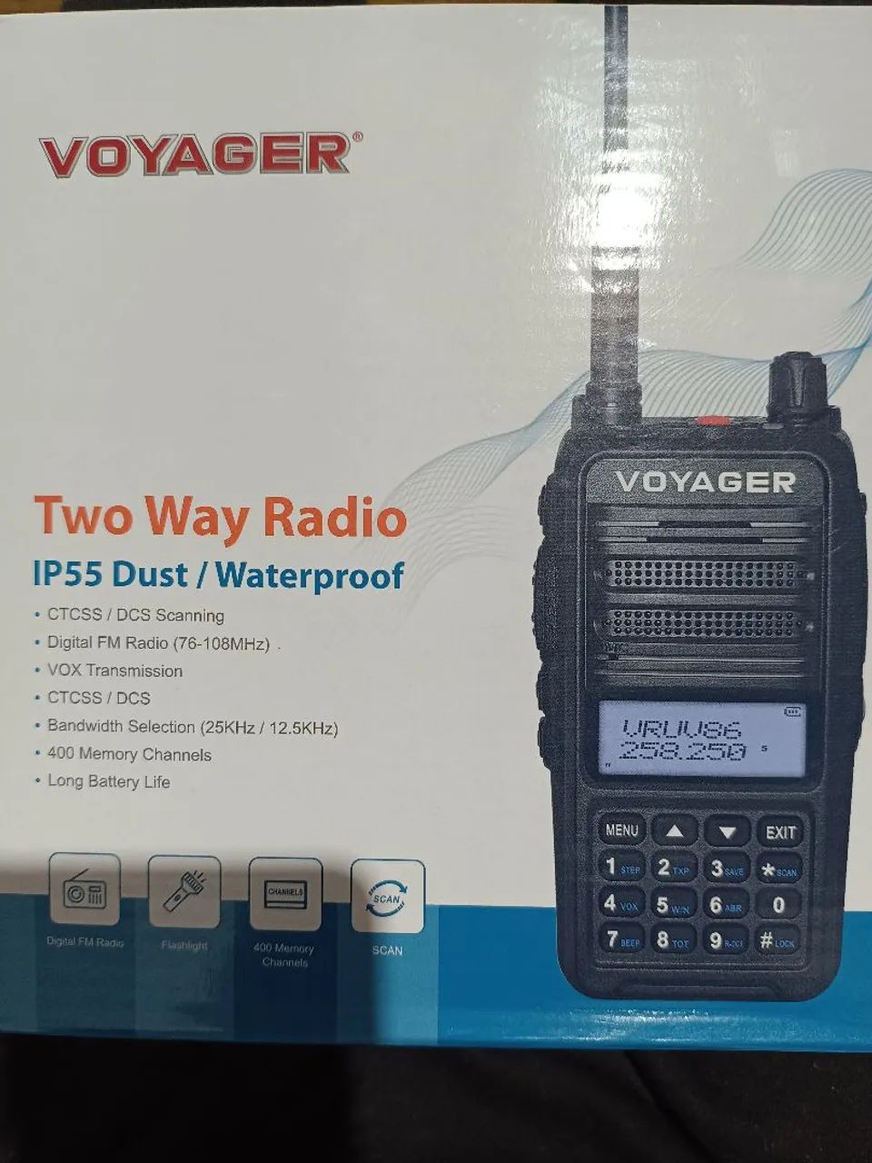 Rádio Voyager VR-UV86 Dual 136-174/210-310Mhz