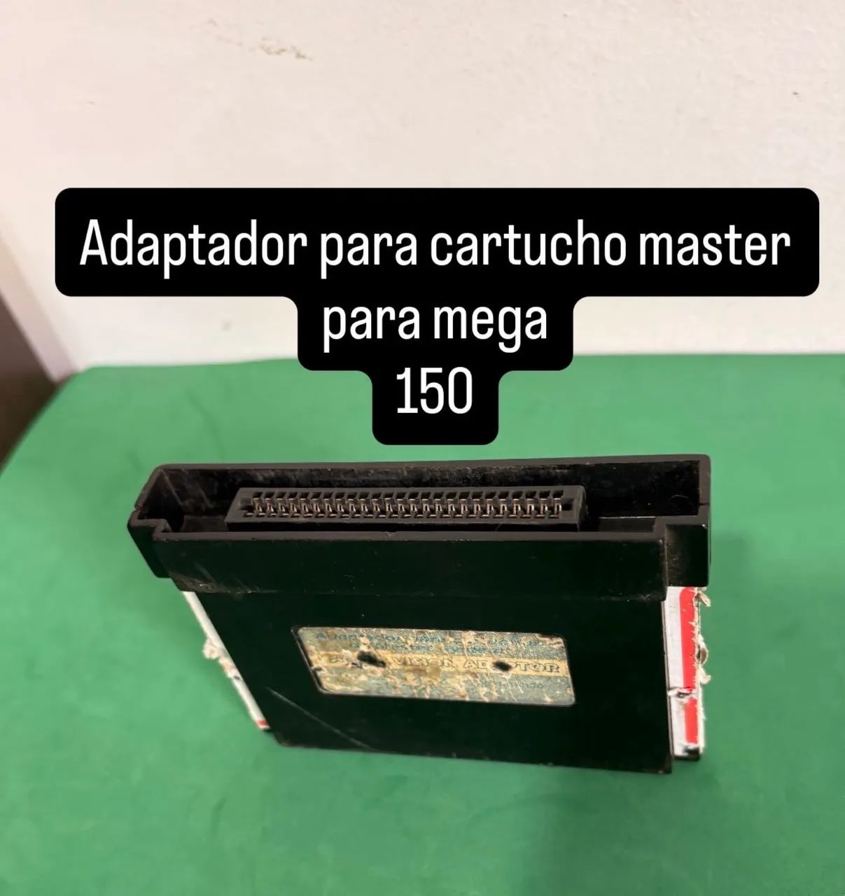 Adaptador cartucho master system para mega drive