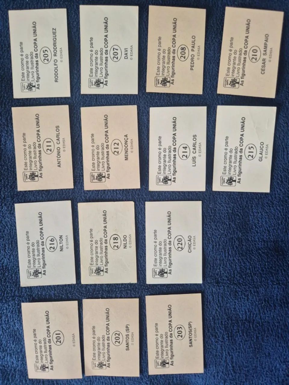 Figurinhas Santos - Copa União 1987 - Foto 2