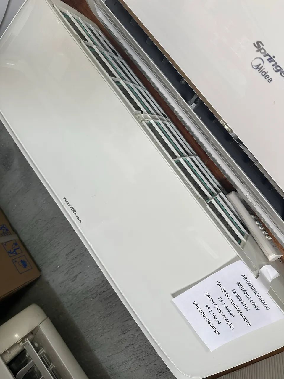 Ar condicionado Britânia conv 12.000 btus 