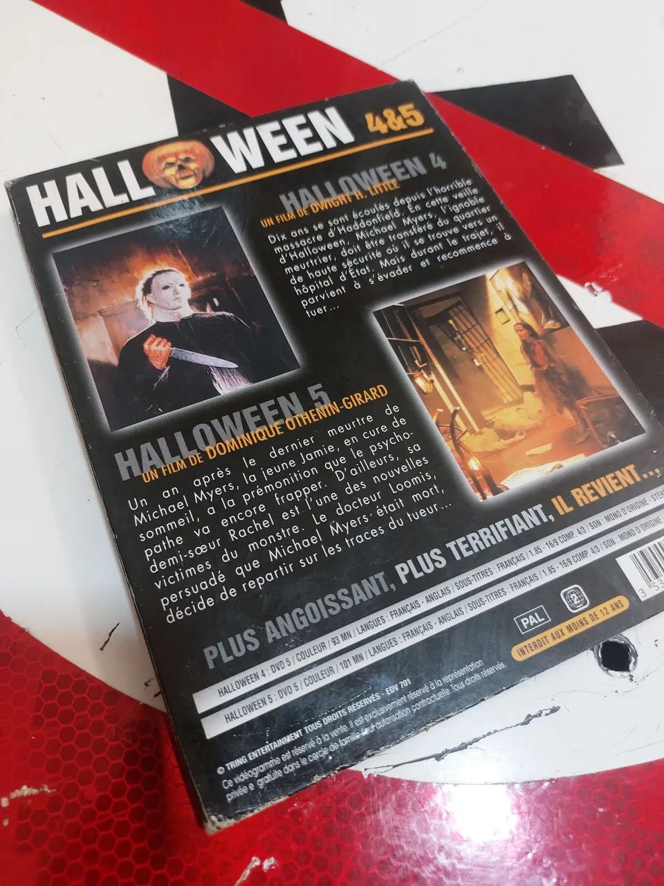 Haloween 4 e 5 - Box DVDs Original em Inglês e Francês - CDs, DVDs
