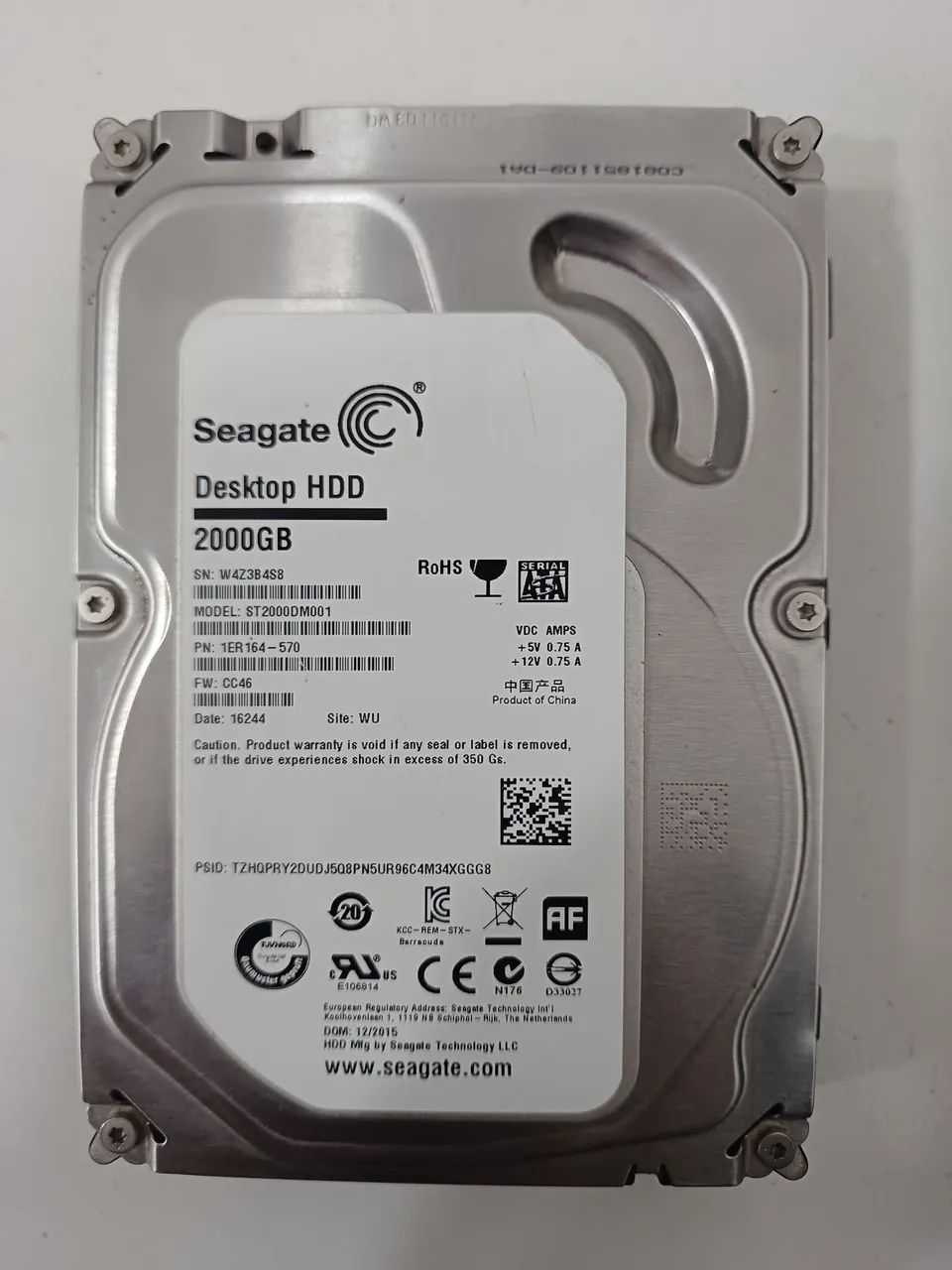 Hd 2tb seagate cftv dvr nvr cpu  - Foto 3