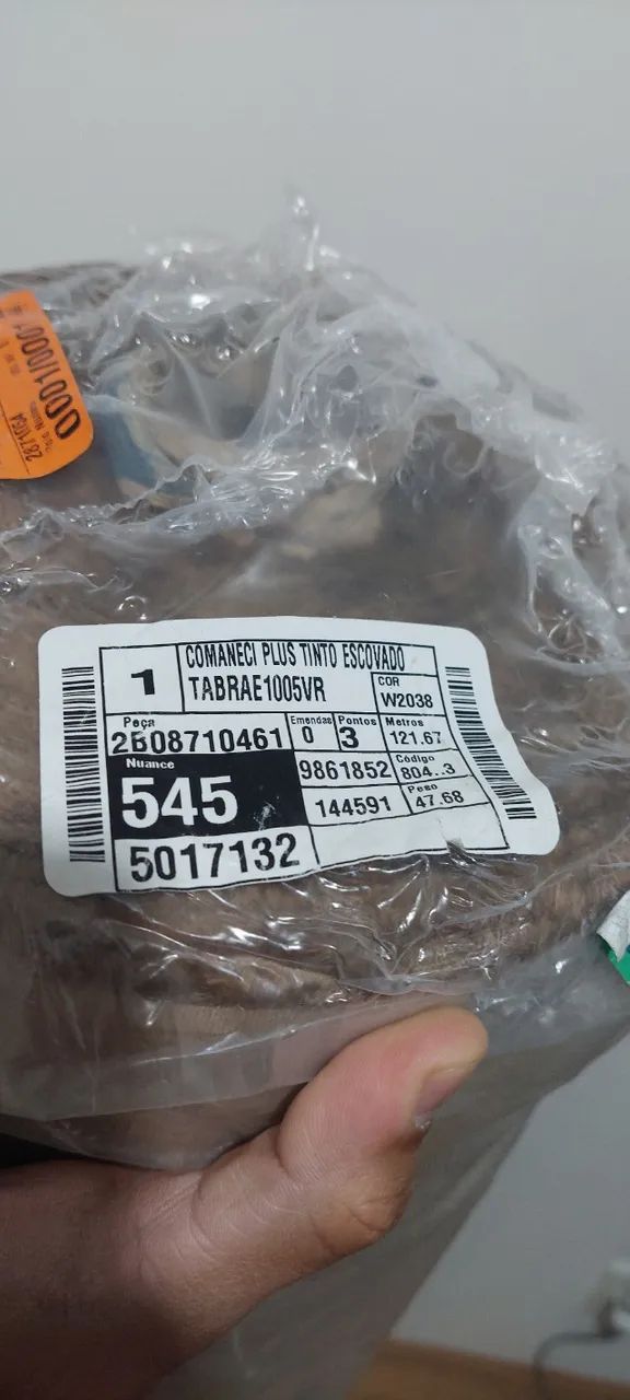 Vendo ou Troco Rolo de tecido Sarja Vicunha 98% algodão 2% elastano - Foto 4