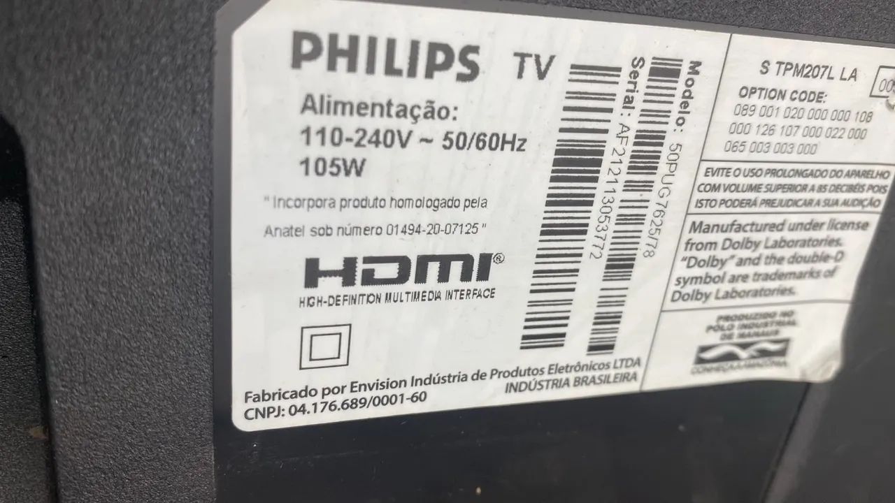 TV Philips 50 polegadas  - Foto 2