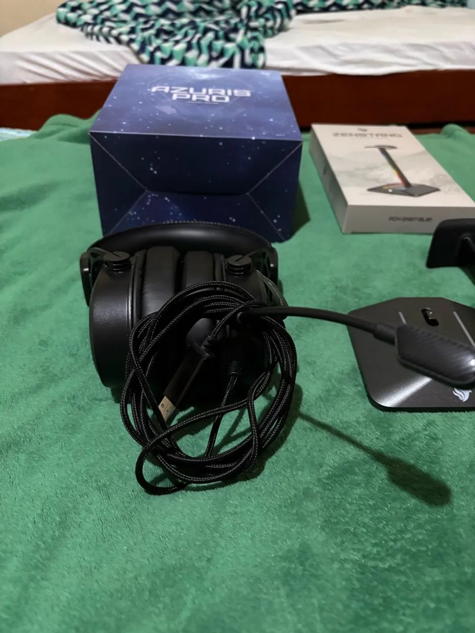 Headset azuris pro e suporte zenstand