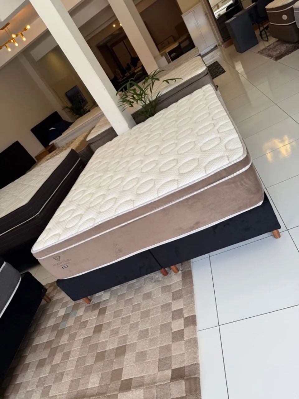 Colchão Queen MANNES TOP COM BASE - Entrego!  - Foto 4