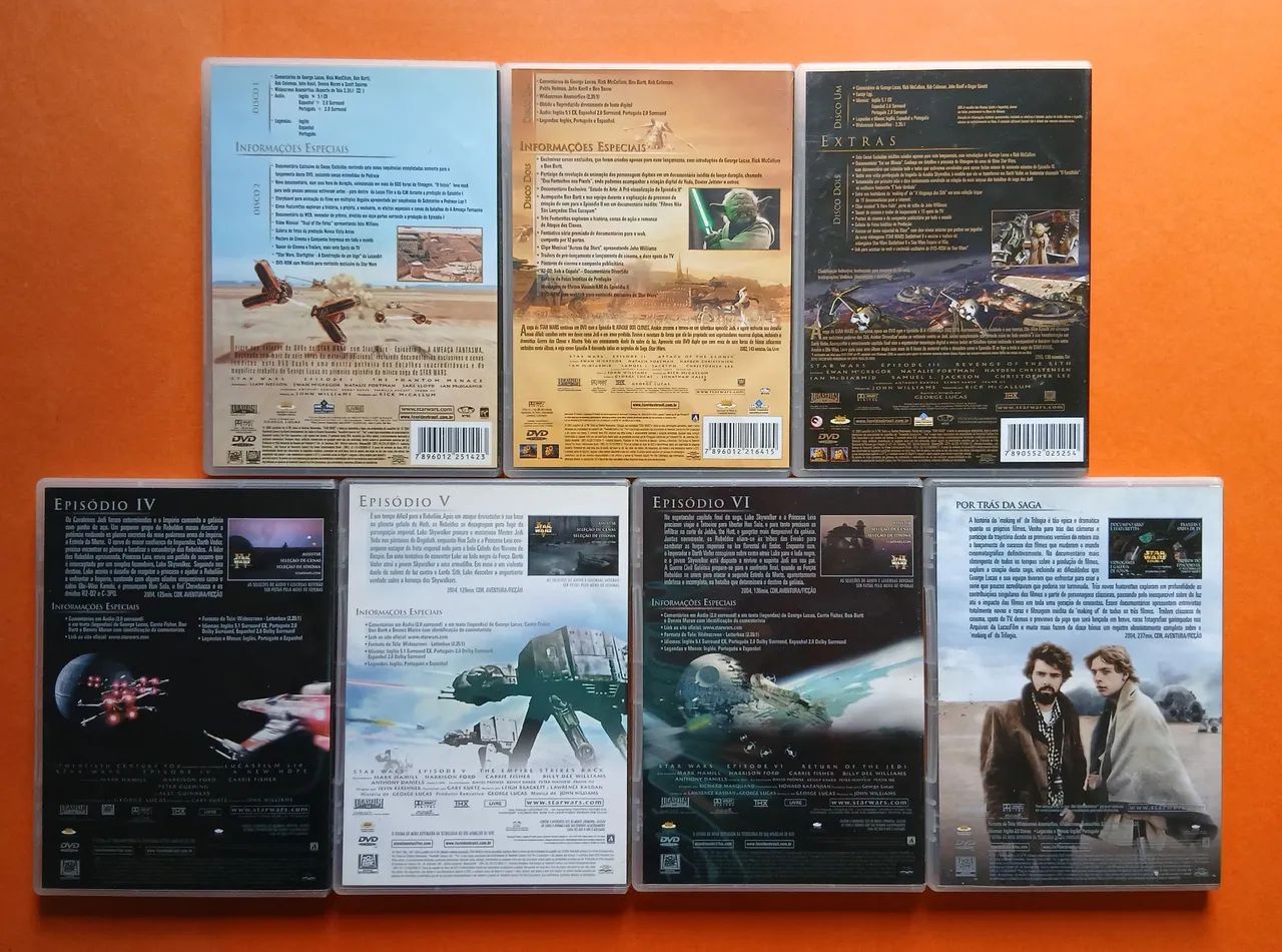 Dvd Coleção Star Wars - 10 Discos (Encartes) - Foto 2