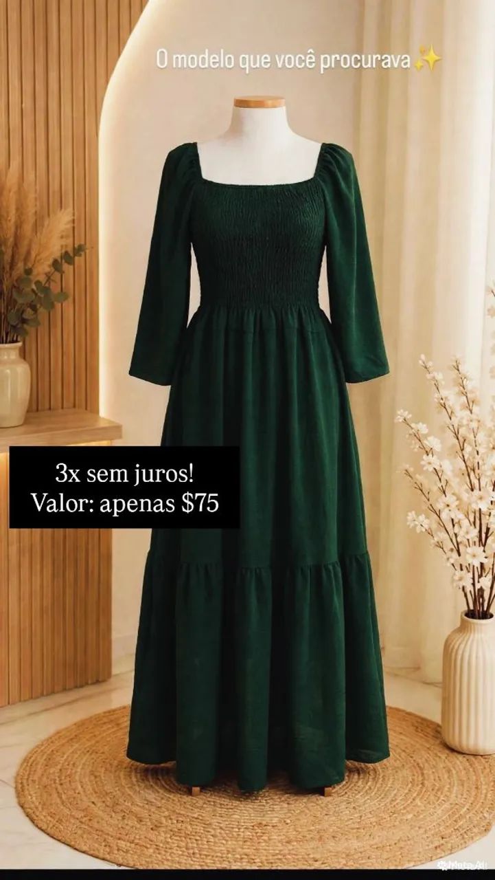Vestido manga bufante  - Foto 3