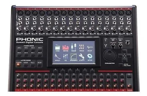 Mesa de som phonic digital 