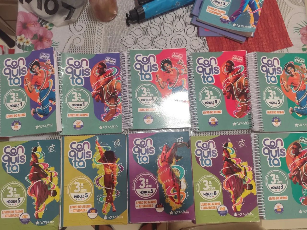 Livros 3° ano do ensino médio do Portal conquista, completo - Foto 2