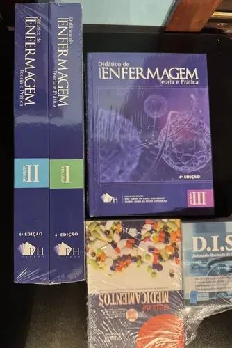 Kit completo de livros Didáticos para Enfermagem - Papelaria