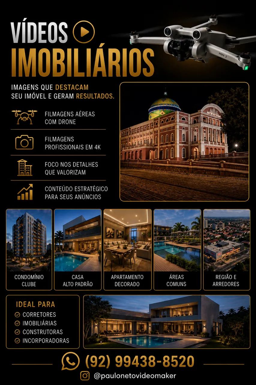 VÍDEOS PARA IMÓVEIS 