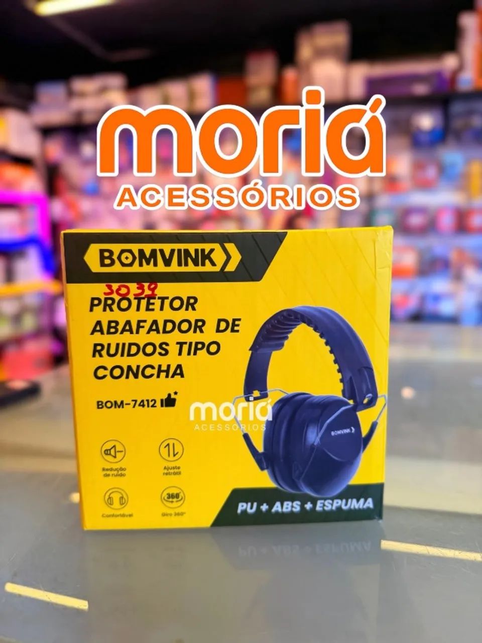 Abafador De Ruidos Protetor Auricular Adulto Ajustável - Foto 3
