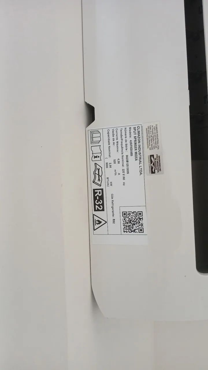 Ar condicionado Split Springer Midea 9000 btus 220v - Foto 3