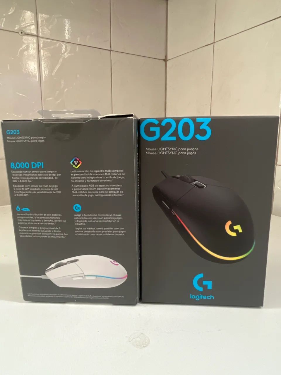 Mouse Gamer Logitech G203 LIGHTSYNC - Foto 2