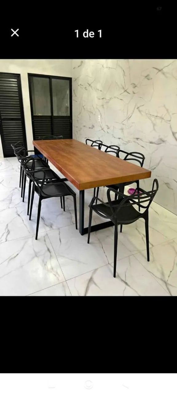 Mesa estilo industrial  - Foto 2