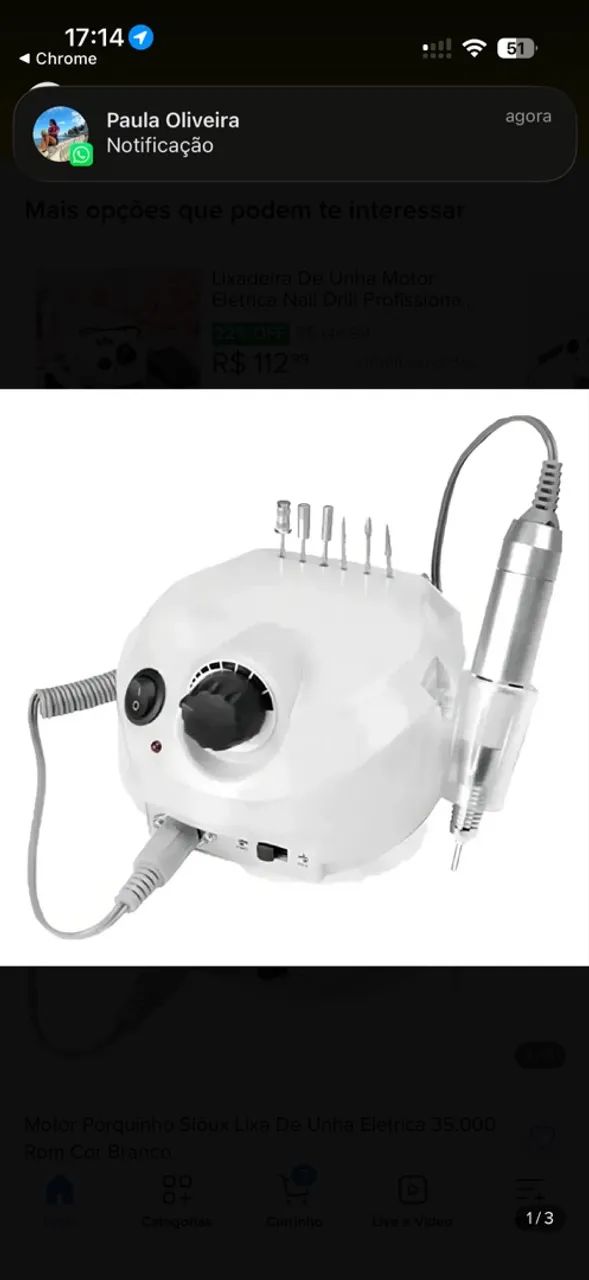 Cabine de manicure e motor  - Foto 2