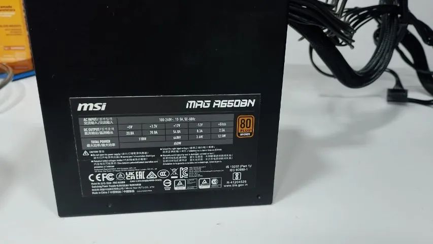 MSI MAG A650BN 650W 80 Plus Bronze - Foto 2