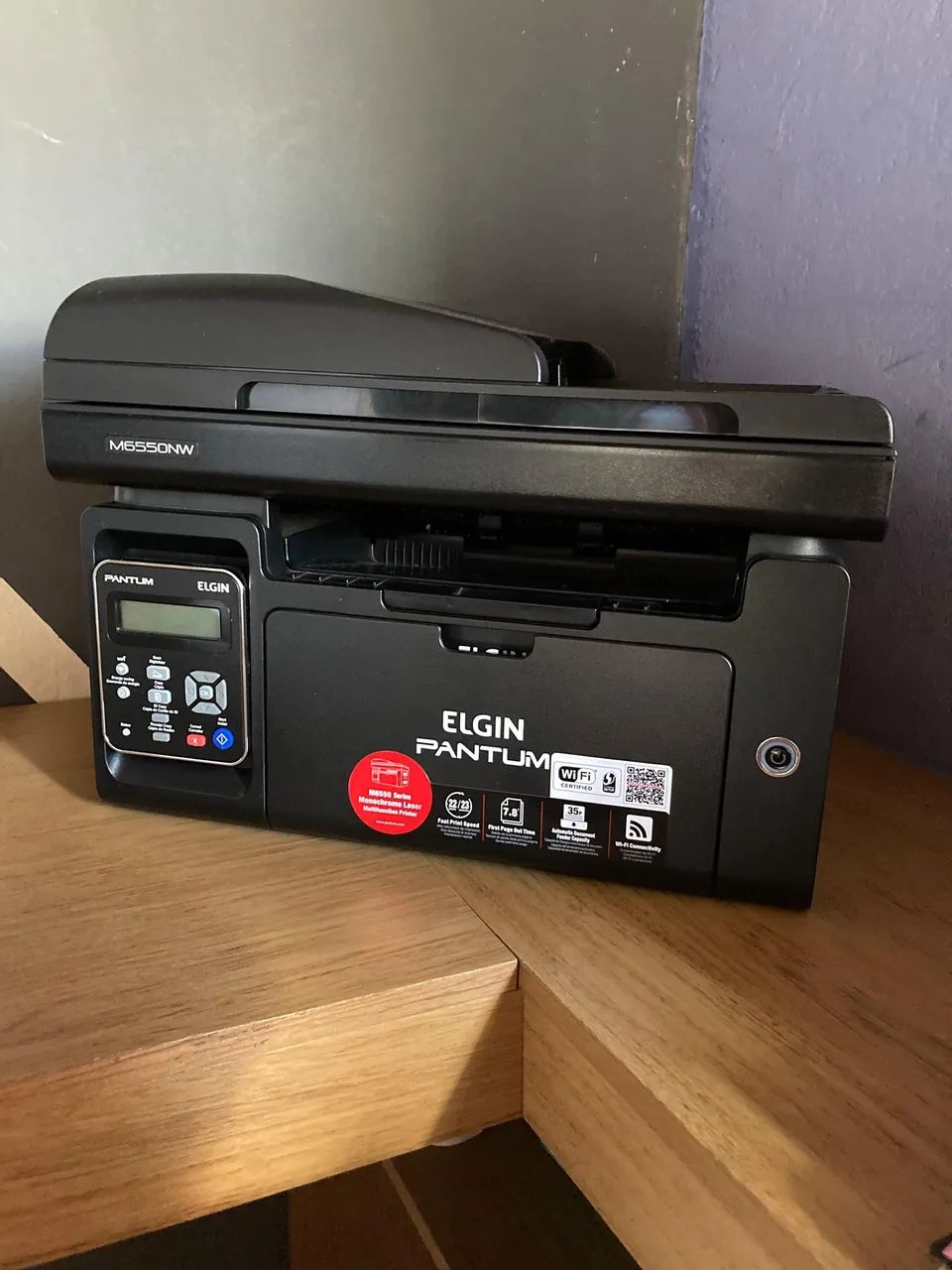 Impressora Elgin Pantum M6550NW (Toner Preto e Branco)