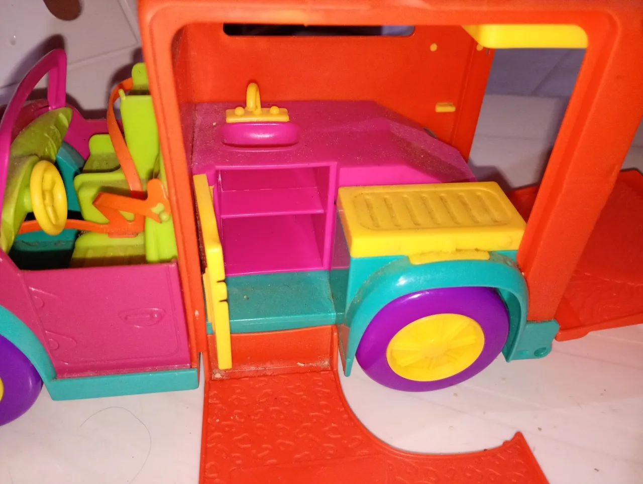 Casa e carrinho da boneca Polly originais com acessórios. - Foto 4