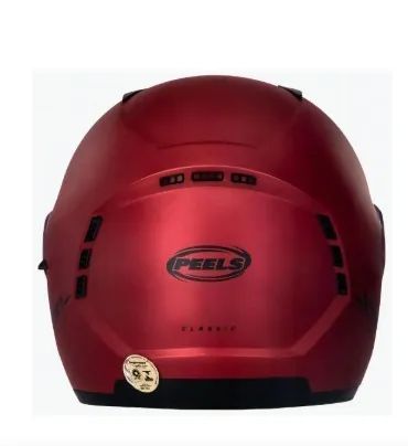 Capacete Peels Icon Classic Cor Red Fosco com Grafite Premium - Foto 2