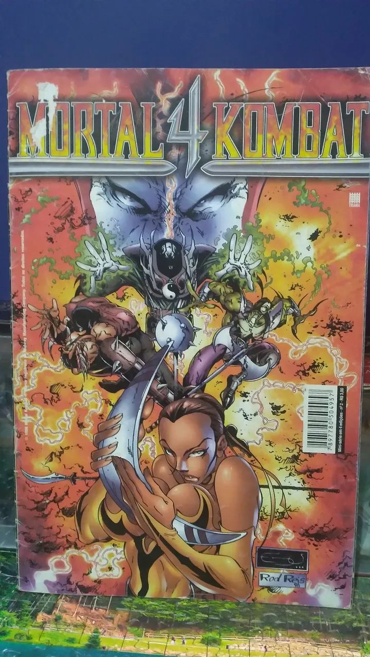 Hq Mini-serie Mortal kombat 4 editora TRAMA  - Foto 3