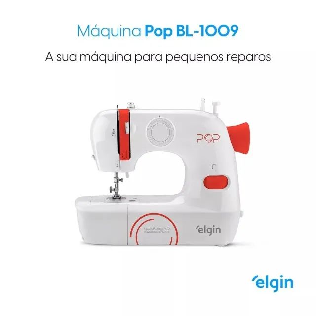 Máquina De Costura Elgin Bl1009 Pop 9 Pontos Bivolt - Foto 3