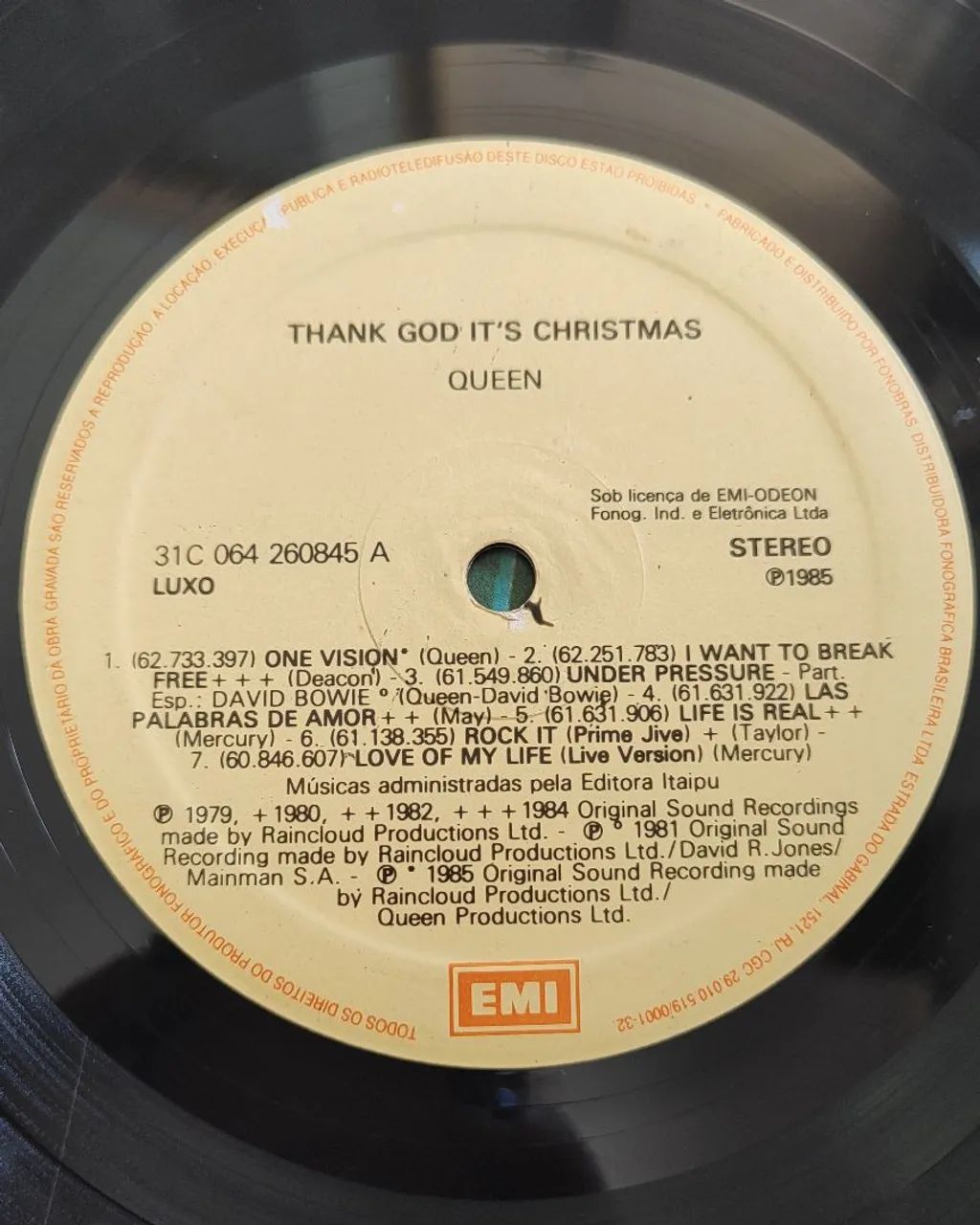 Lp vinil Queen - Thank God It's Christmas  - Foto 3
