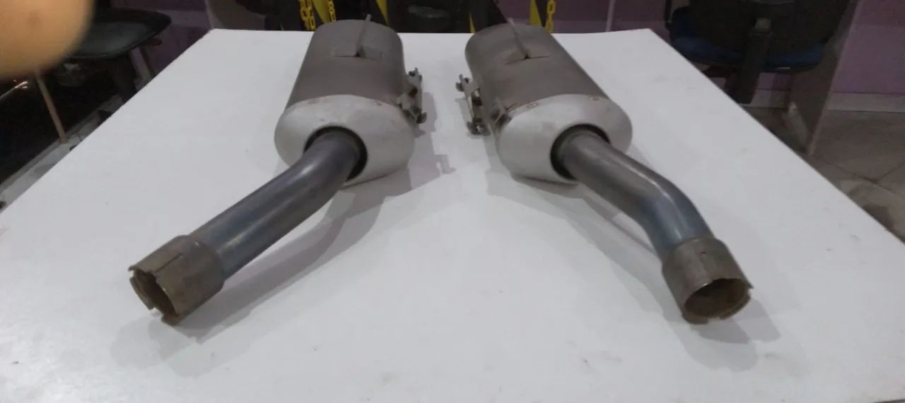 Par de Ponteira do cano da Yamaha R1 2007 2008 original  - Foto 2