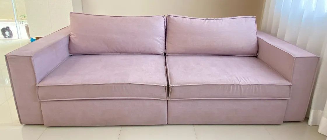 Sofá retrátil 3 lugares