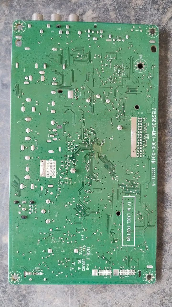 Placa fonte e placa principal Smartv AOC 32 Led TV  - Foto 3