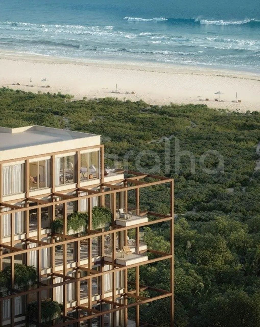 Apartamento frente mar, com 4 suítes, no Campeche - Foto 4