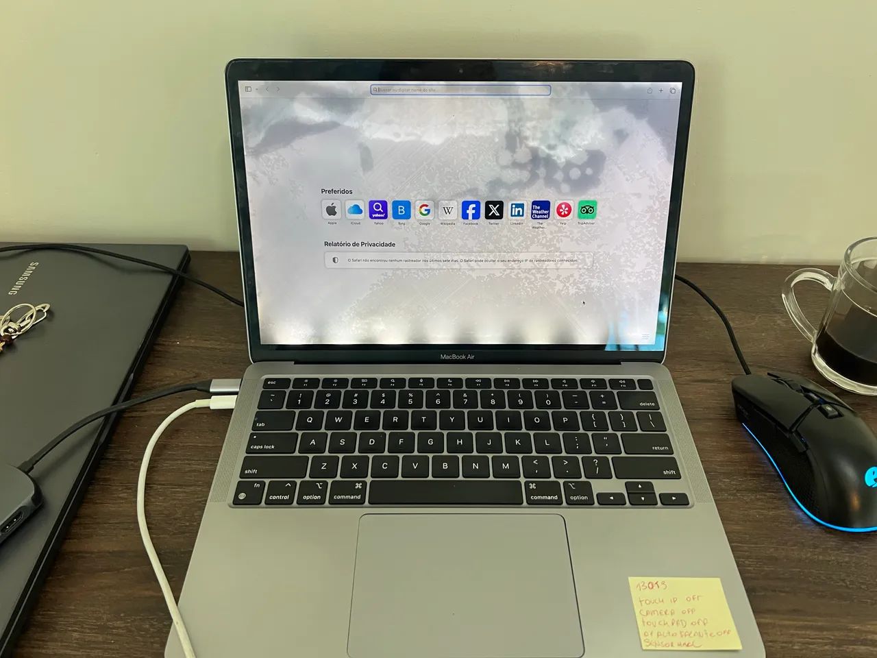 MacBook Air M1 (256GB) Placa Original Apple recém-trocada - Foto 2