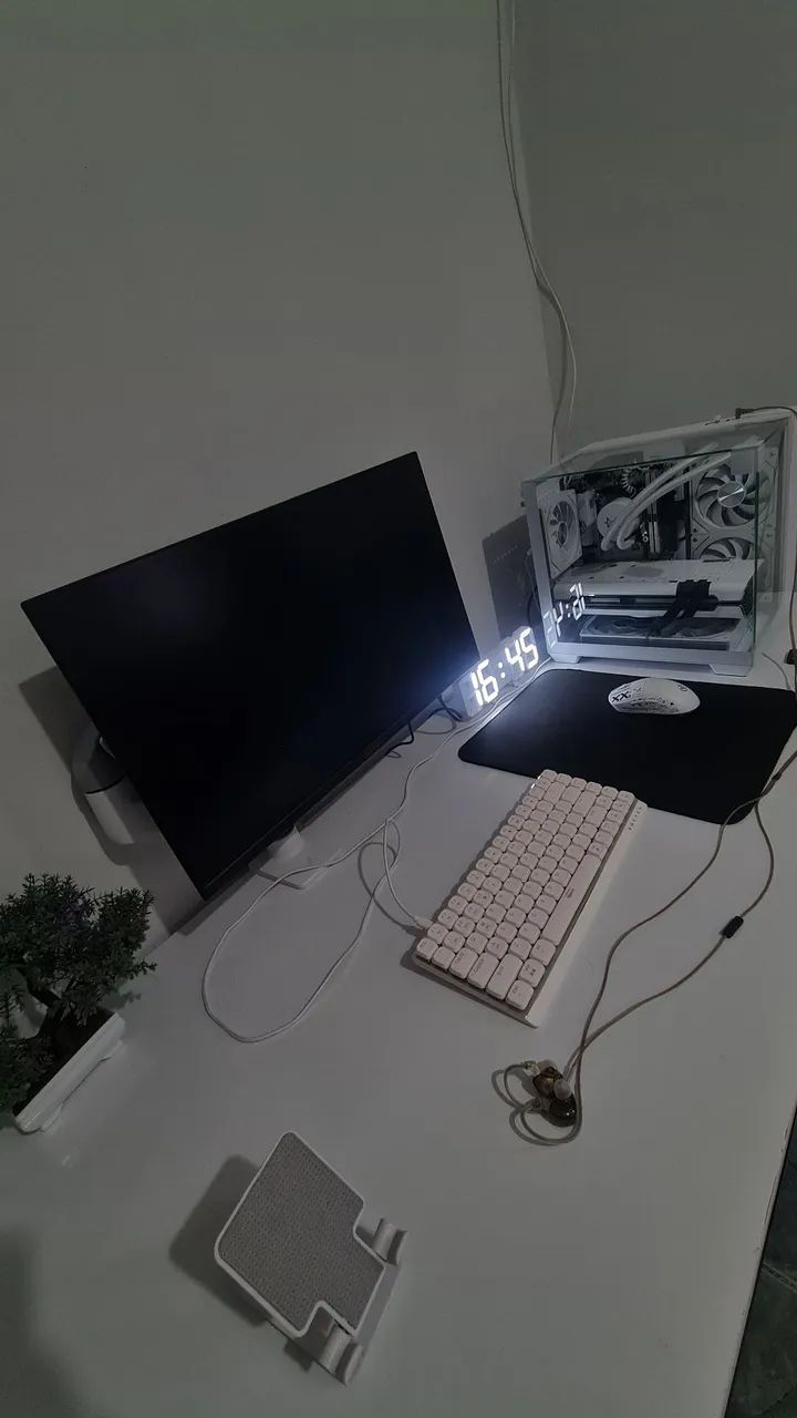 Setup Gamer Branco Completo  - Foto 4