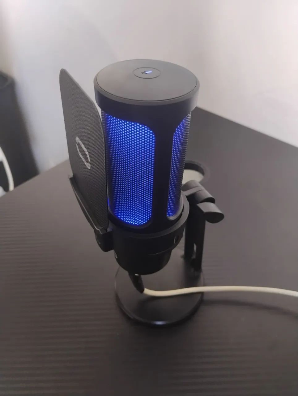 Microfone de mesa gamer RGB - Foto 4