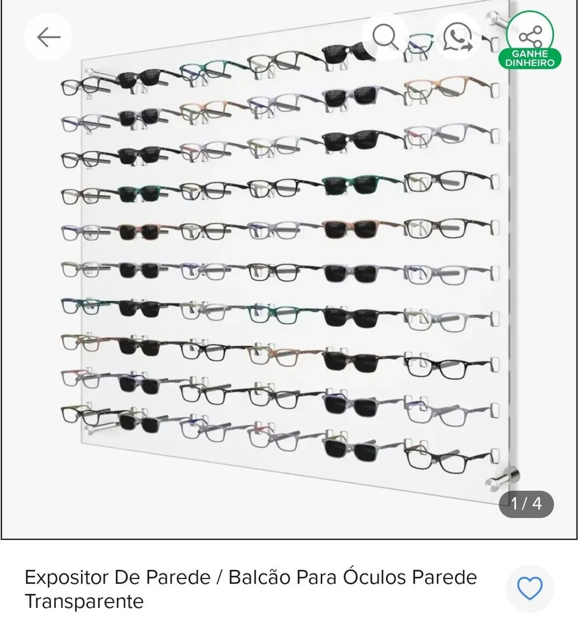 Expositor para ótica  - Foto 2
