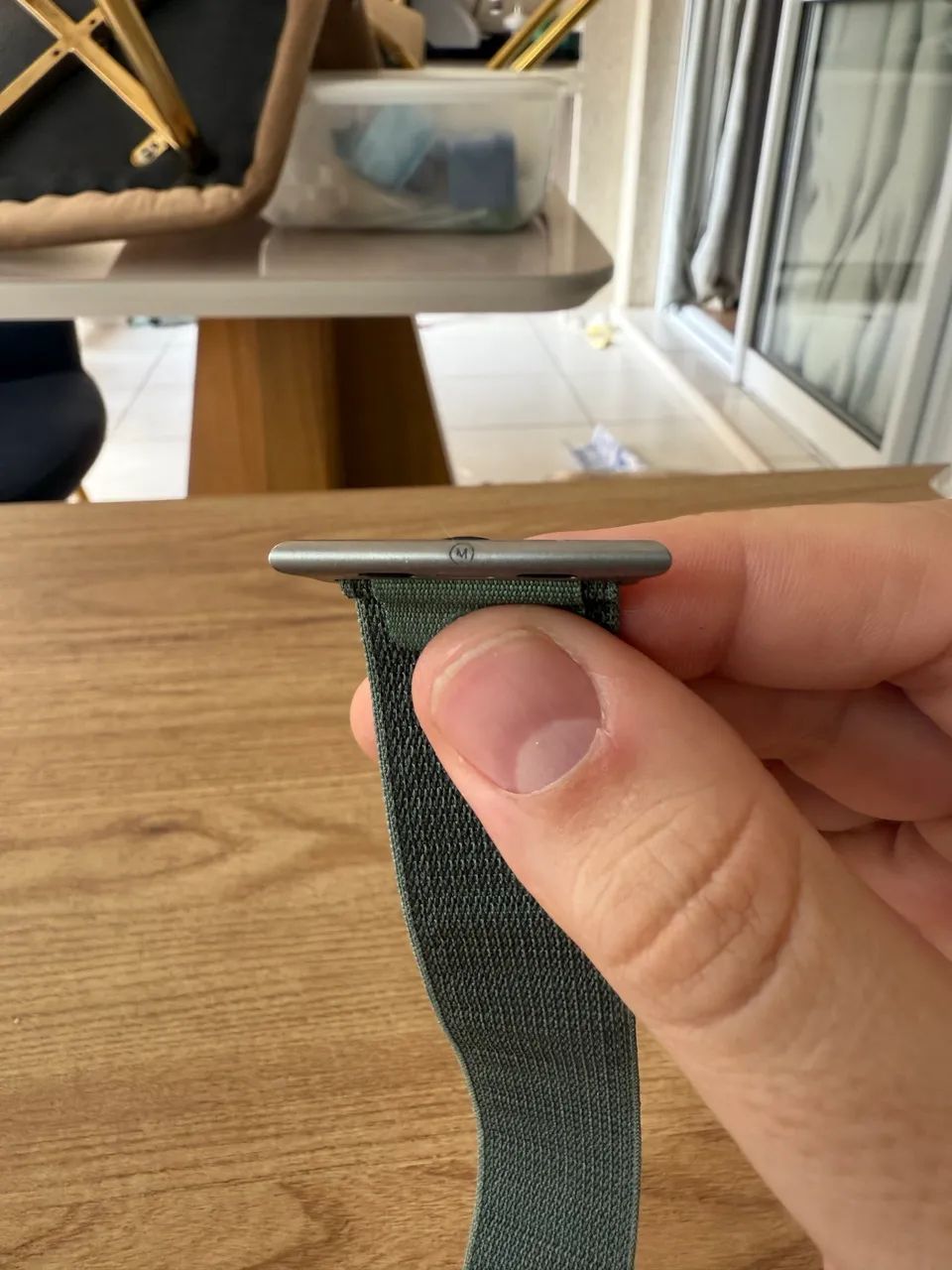 Pulseira original Apple - Loop olive - tamanho M  - Apple Watch Ultra - Foto 2
