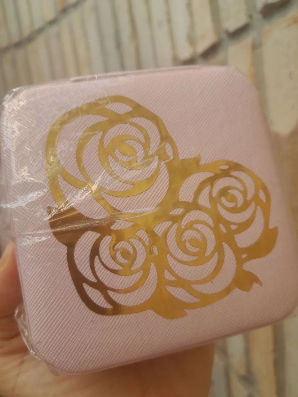 Mini porta-joias com aplique dourado  - Foto 4