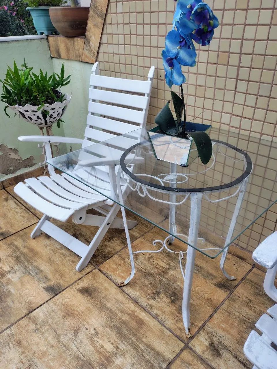 Conjunto cinco peças jardim ou varanda - Foto 2