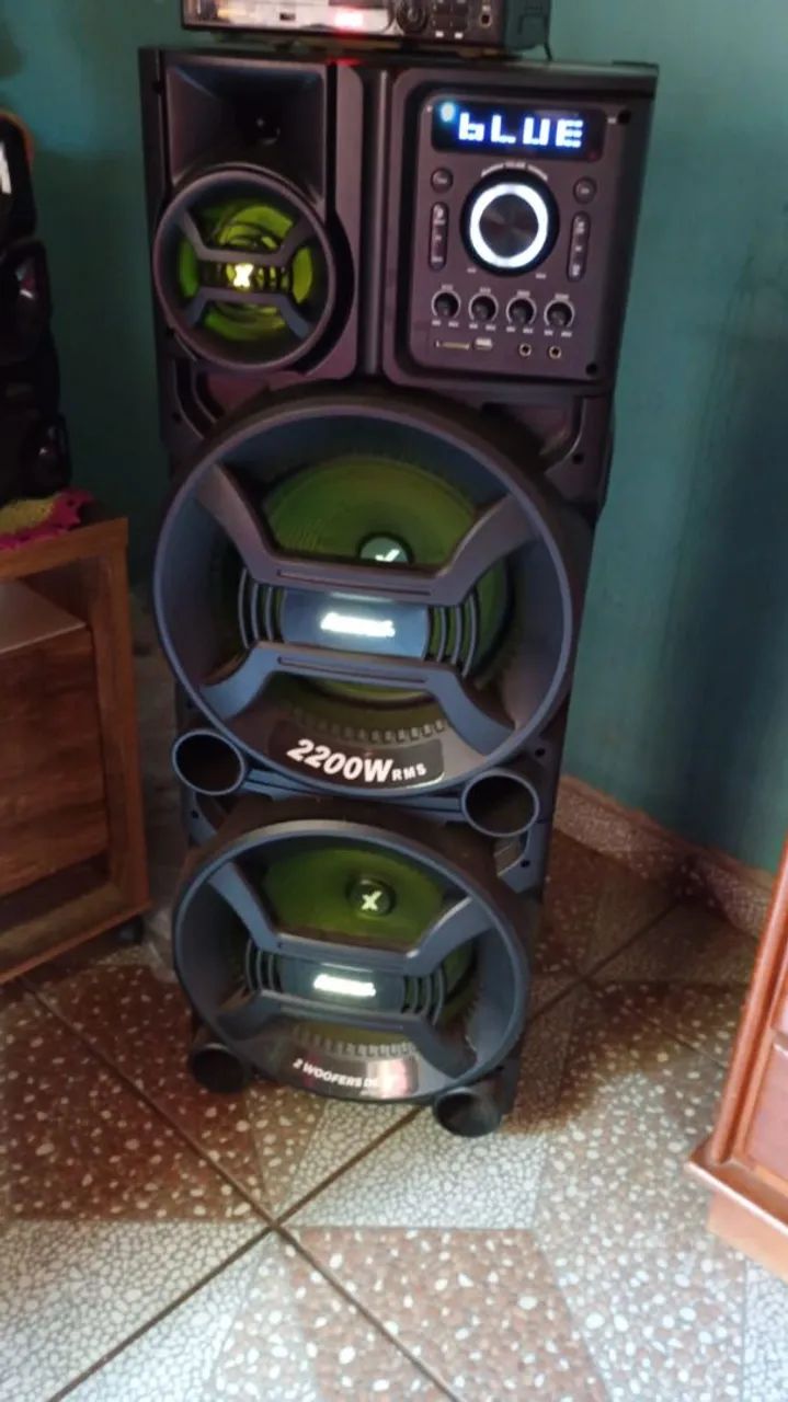 Caixa de som amvox zerada à venda 