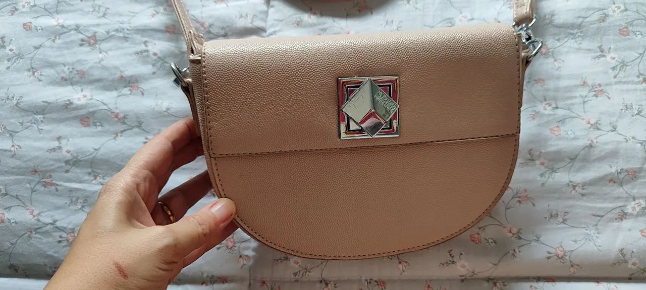 Bolsa Santa Lolla Rosa Claro - Foto 2