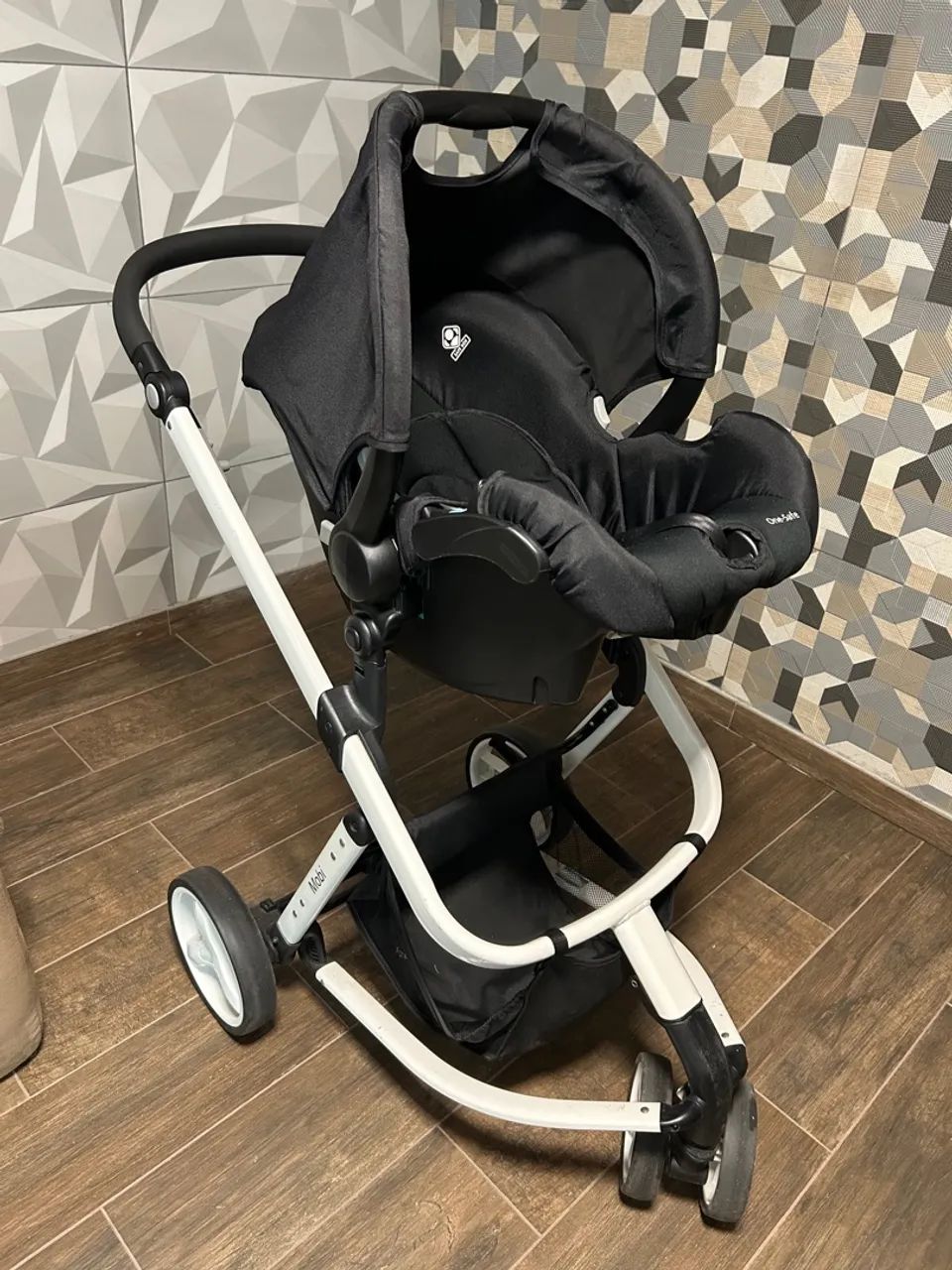 Carrinho bebê 1st safety 3 em 1 - Foto 2