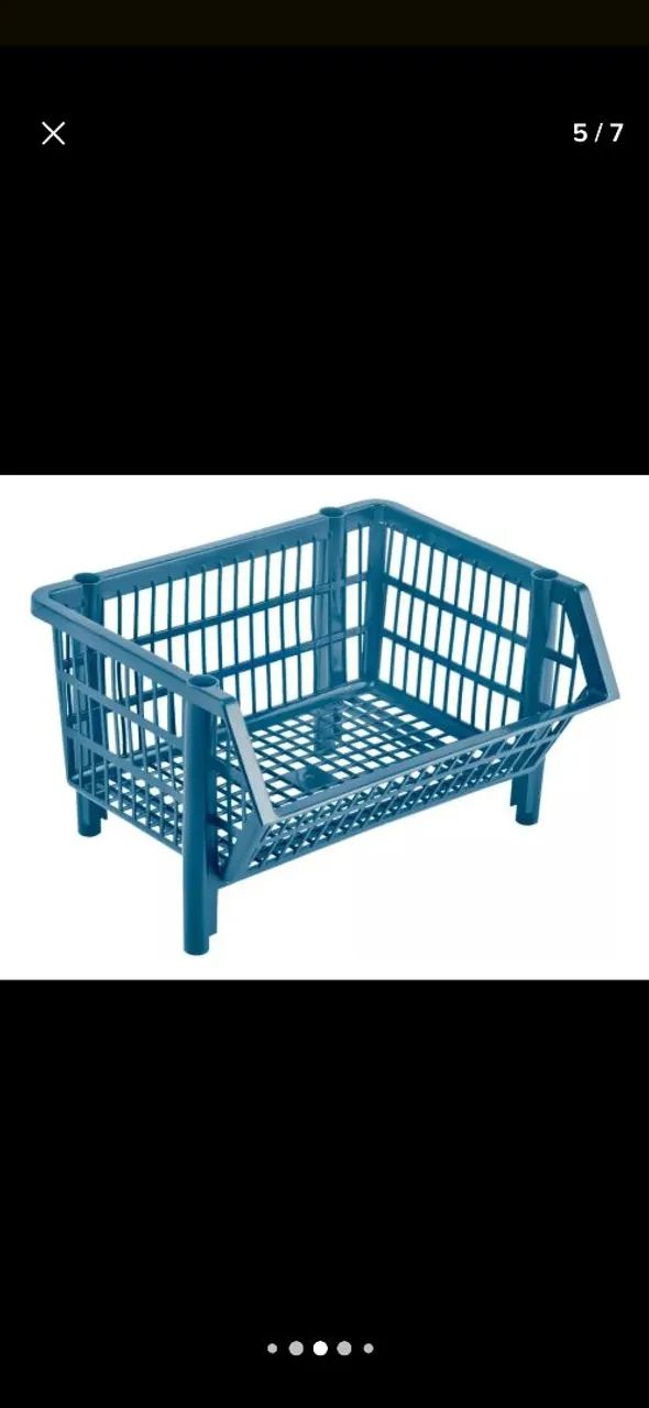 Basket Stackable Blue65115517681282123