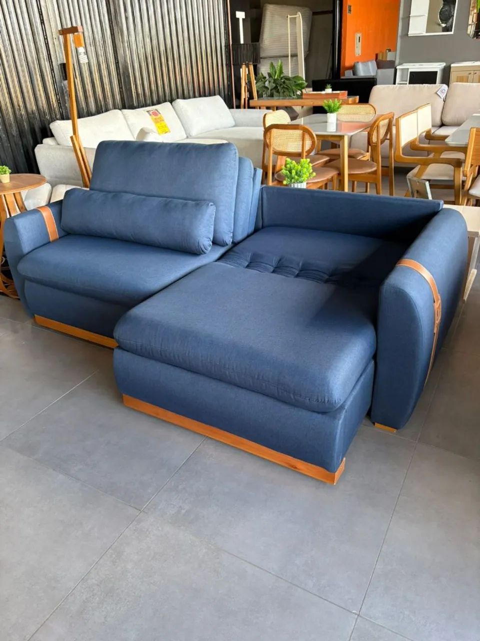Sofá 2 módulos de 1,00mt Novo a pronta entrega  - Foto 4
